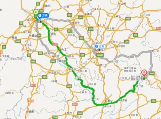 郑州到成都自驾游（路线规划和注意事项）