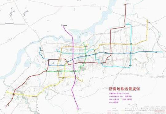 济南地铁规划图（详解济南市地铁建设规划）