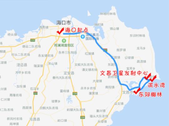 从海口东站怎么去文昌的东郊椰林和月亮湾啊？
