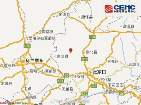 张北县地图怎么查找及下载