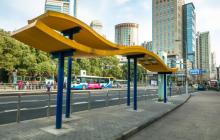 金陵中路普安路公交站2