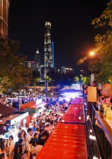 BFC外滩枫泾路夜市5