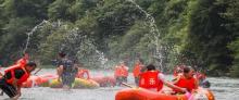 武隆仙女峡漂流3