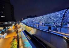 台北捷运中山站线型公园1
