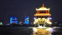 永乐仿古游船夜游三亚湾12