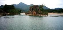 楠溪江桃花源竹筏漂流3