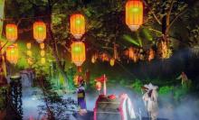 新安江景区《江清月近人》实景演艺17