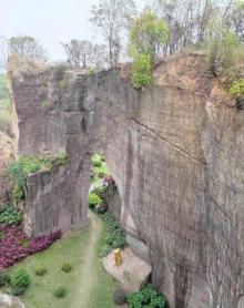 莲花山古采石场遗址6