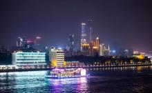 珠江夜游广州塔财富码头13