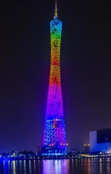 珠江夜游广州塔财富码头26