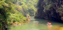 仙门奇峡竹筏漂流2