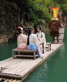 仙门奇峡竹筏漂流23