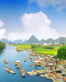 遇龙河漂流9
