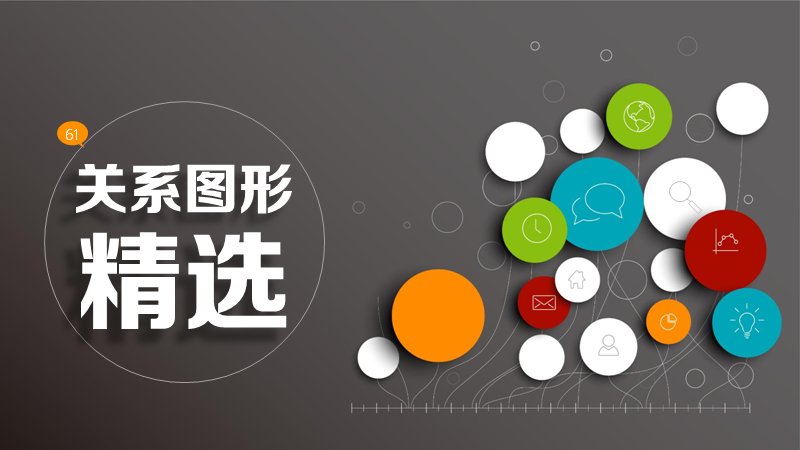 关系图形精选图表合集PPT模板（79页并列递进循环版式）预览