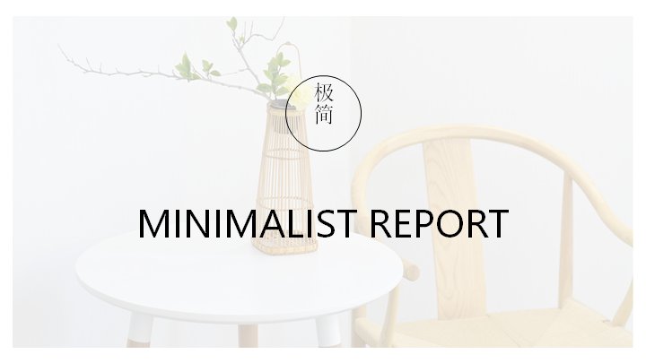 极简风年度工作汇报PPT模板（23页含折线图与进度条版式）预览