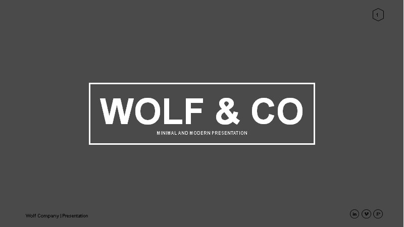 WOLF & CO 极简商务企业介绍PPT模板（81页含图表版式·PPTX）预览