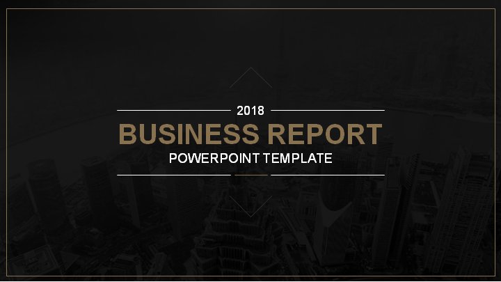 金棕配色企业商务汇报PPT模板（23页图表版式）预览