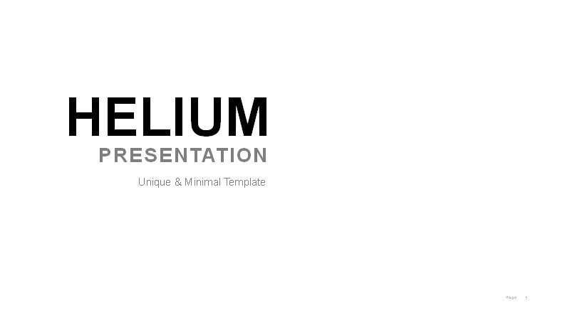 HELIUM 极简白底企业介绍PPT模板（120页图表与图标素材·PPTX版）预览