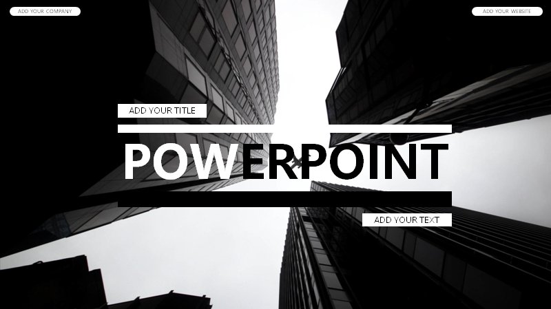黑白几何风通用商务汇报PPT模板（33页图文版式）预览