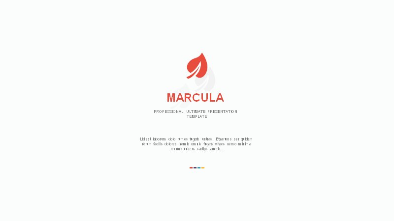 MARCULA多彩商务演示PPT模板（100页图表与信息图版式）预览