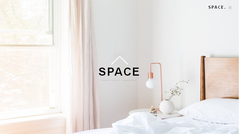 SPACE极简实景配图商务PPT模板（66页16:9摄影版式）封面预览