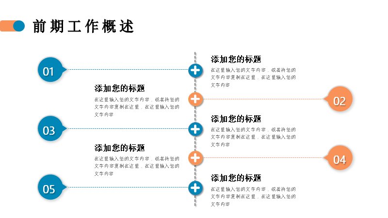 蓝橙商务工作述职报告PPT模板（20页夜景都市风通用汇报）预览