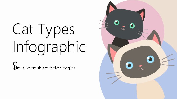 粉紫猫咪品种信息图PPT模板（31页多图表版式）预览