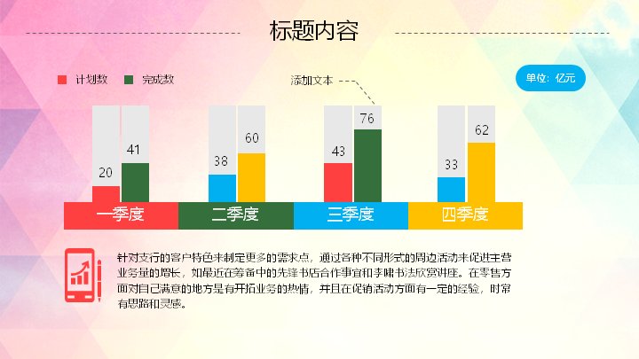 缤纷青春风工作汇报总结PPT模板（28页）预览