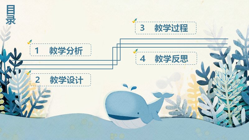 鲸鱼手绘风教育教学课件PPT模板35页课程设计通用版式预览