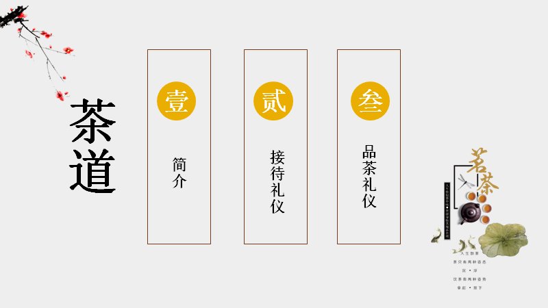 茶道文化茶艺礼仪讲解PPT模板（23页水墨版式）预览