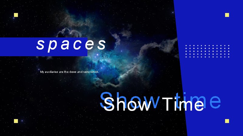 深蓝星空科幻商务通用PPT模板（24页宇宙主题版）预览