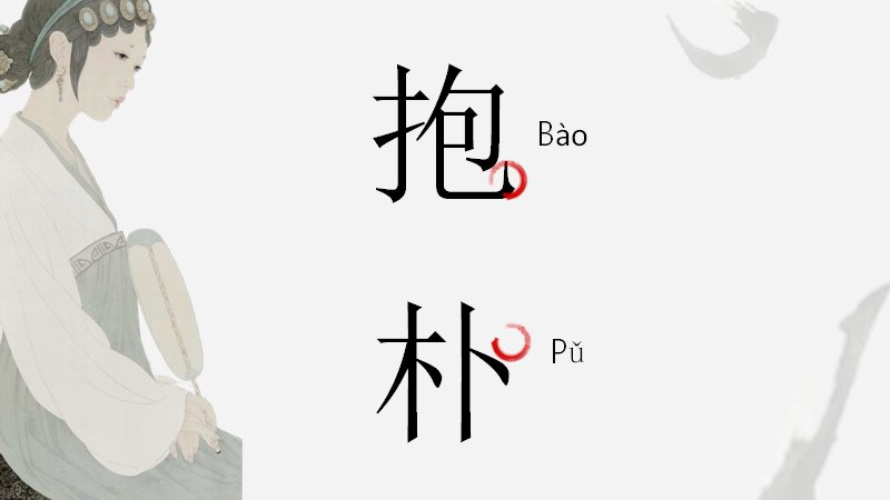 抱朴守拙诗经国风演示PPT模板（24页水墨版式）预览