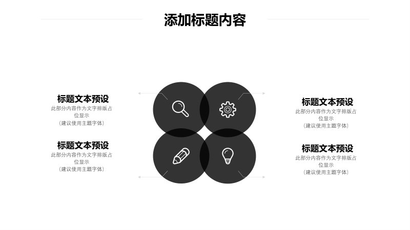 极简留白风简约设计工作汇报PPT模板通用整套精选预览