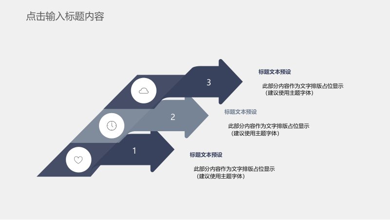 藏青简约商务风年终述职汇报PPT模板 含金字塔与进度条预览