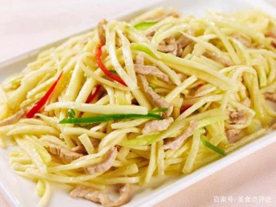 土豆丝炒肉 土豆丝炒肉丝家常做法
