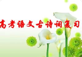 小六古诗词复习 前不见古人后不见来者