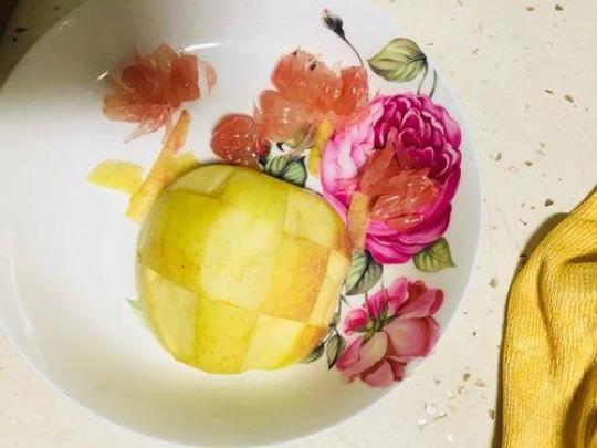 柚子水果拼盘