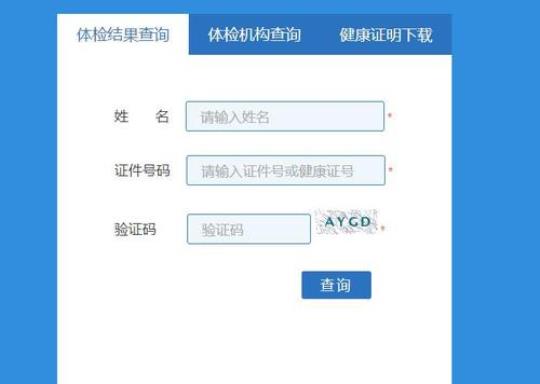 健康证网上查询结果 