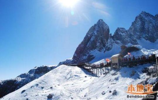 丽江玉龙雪山的风景图片欣赏