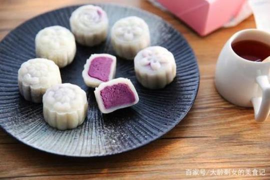 冰皮月饼怎么做的颜色