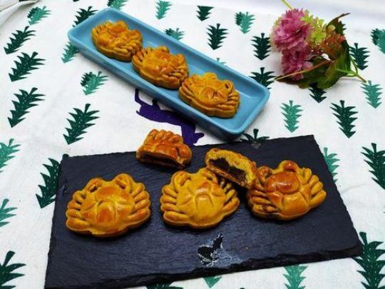 螃蟹月饼的做法