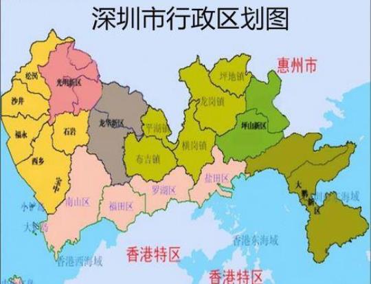 深圳市地图全图详细介绍
