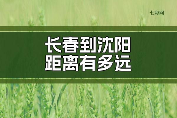 长春到沈阳距离有多远？