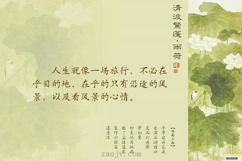 关于表述风景很美心情的句子大全