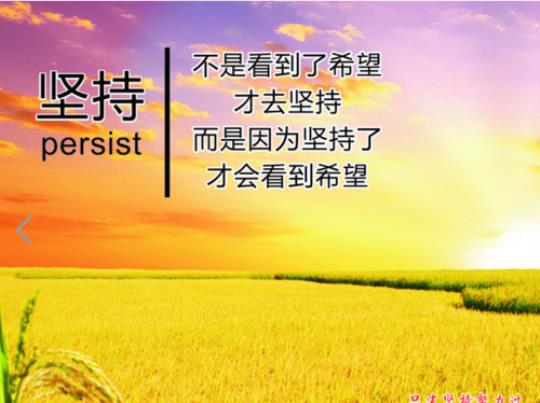 坚持就是胜利的名人名言