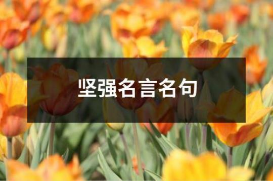 关于生命很坚强的名言警句大全 关于生命坚强的作文开头