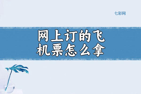 网上订的飞机票怎么拿（详解电子机票的取票方式）