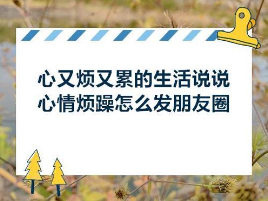 关于心情烦躁的句子 关于心情烦躁的作文500